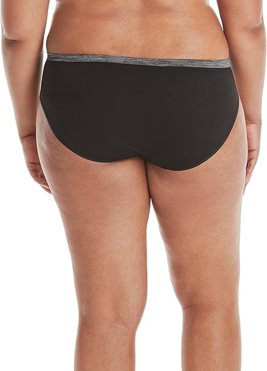 Hanes Women’s Seamless Underwear 6-Pack – Bikini, Thong & Boyshort Styles