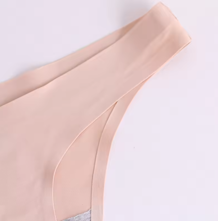 BZEL Silk Satin Thong – Seamless Sexy Women's Underwear G-String Tanga Panties